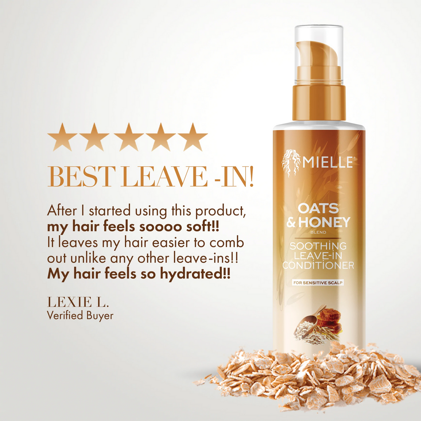 Mielle oats and honey soothing leave-in conditioner