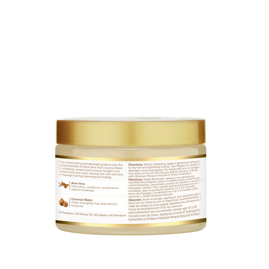 African pride pre-shampoo detangle and condition mask with aloe & coconut water