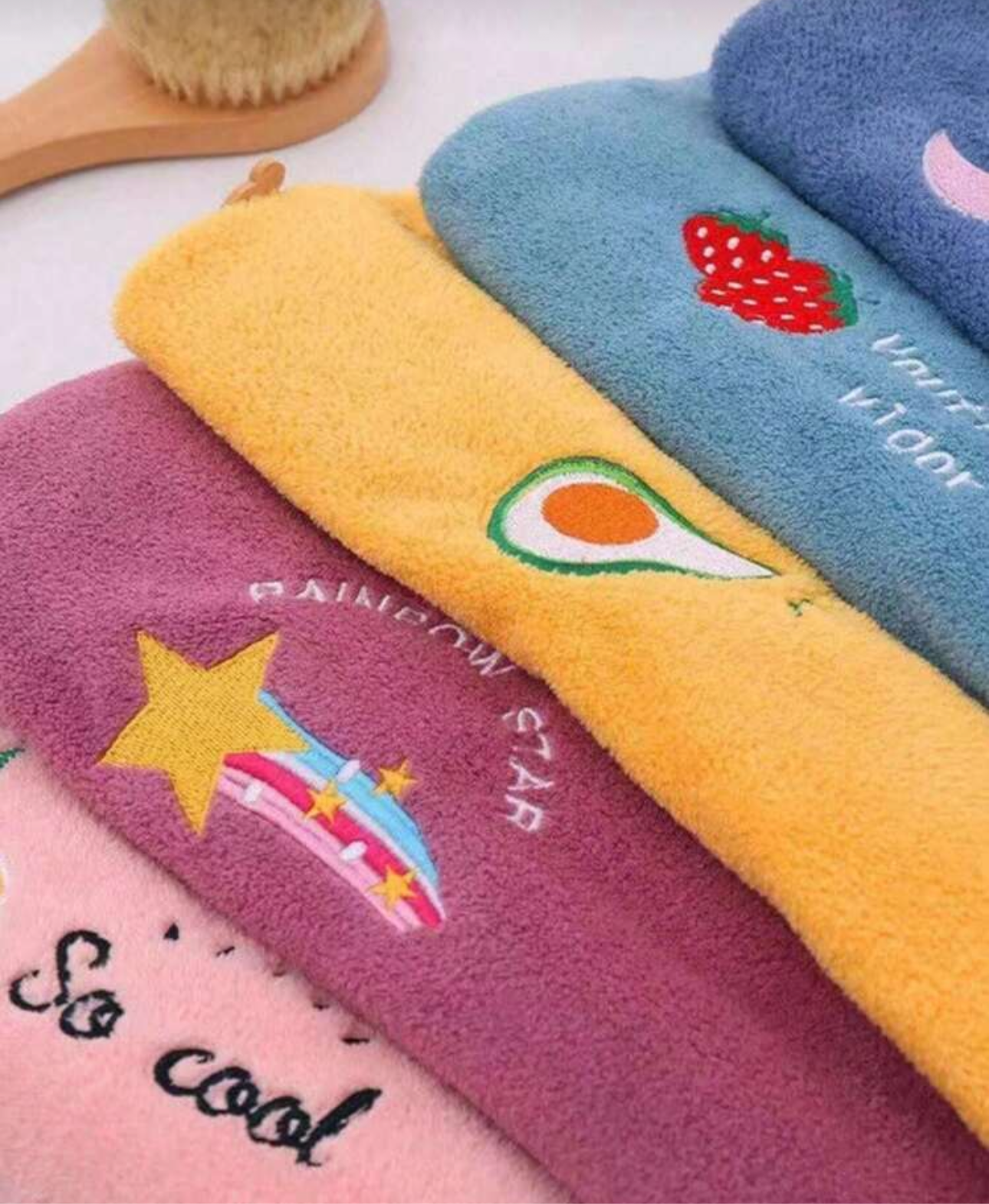 Twist soft microfiber towel