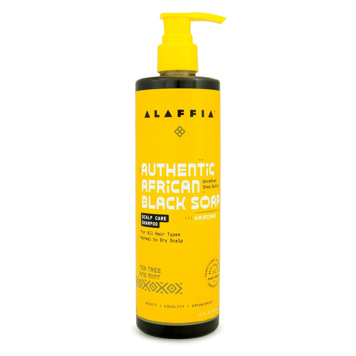 Alaffia black african soap shampoo