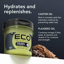 Eco black castor oil gel