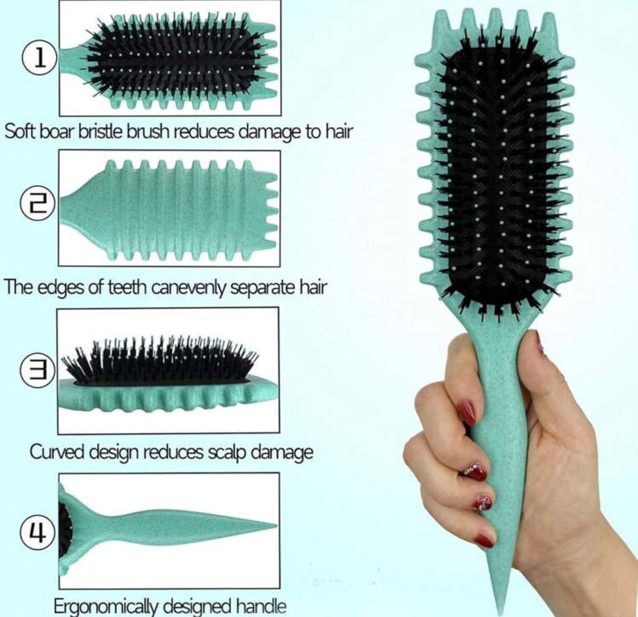 Curl defining brush