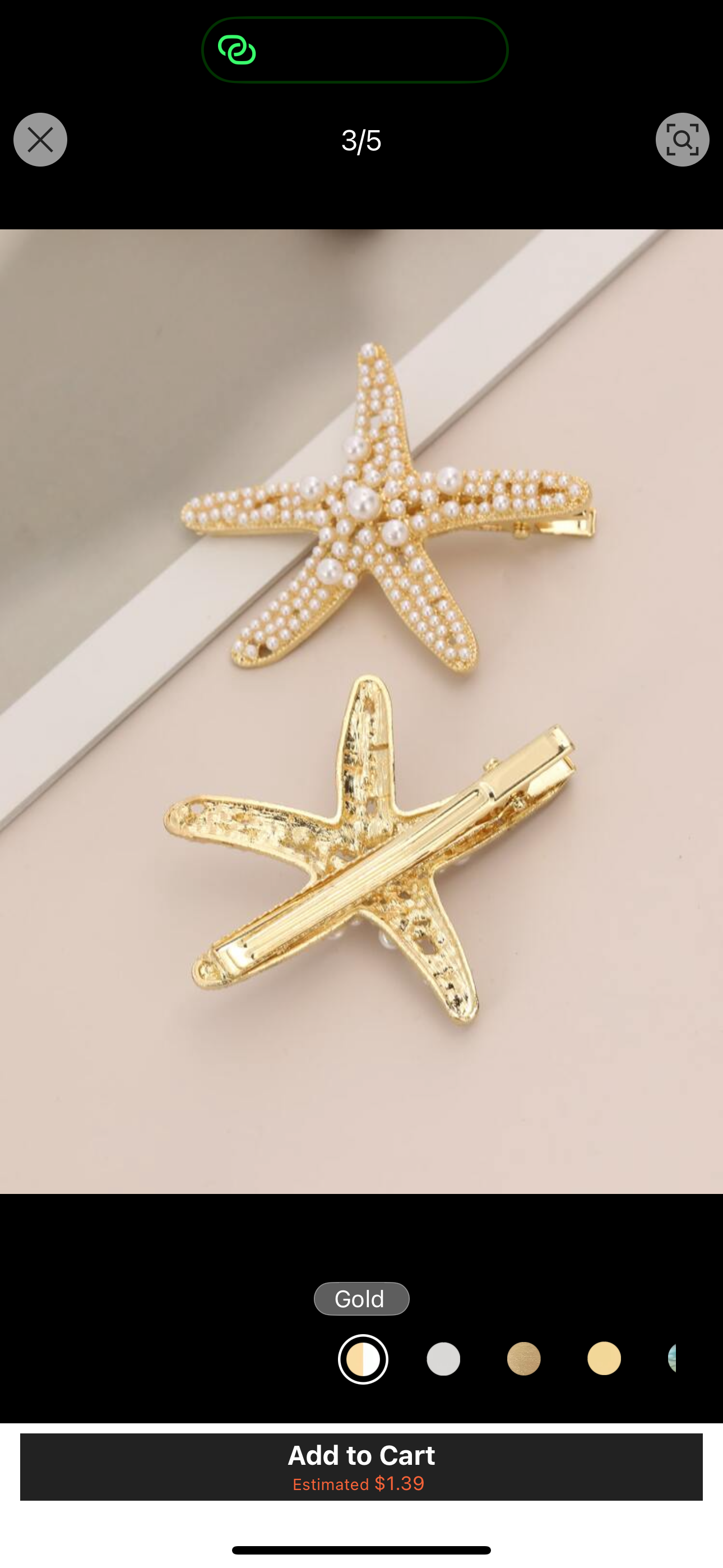 Starfish clips