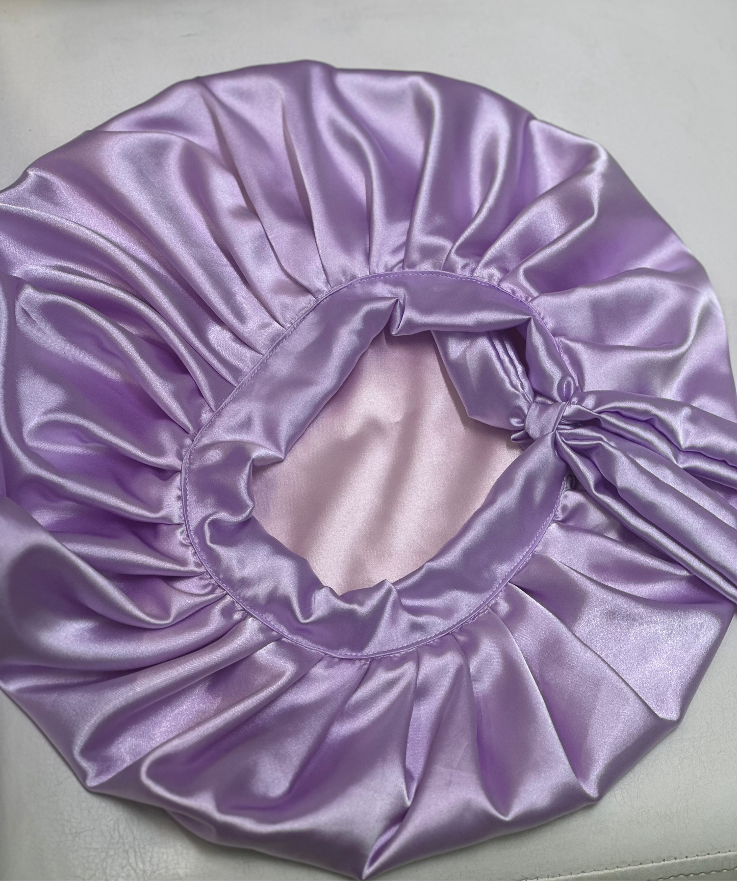 African style silky satin bonnet