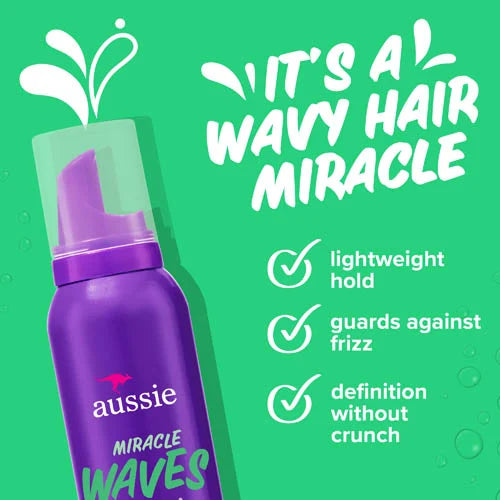 Aussie miracle soft waves mousse