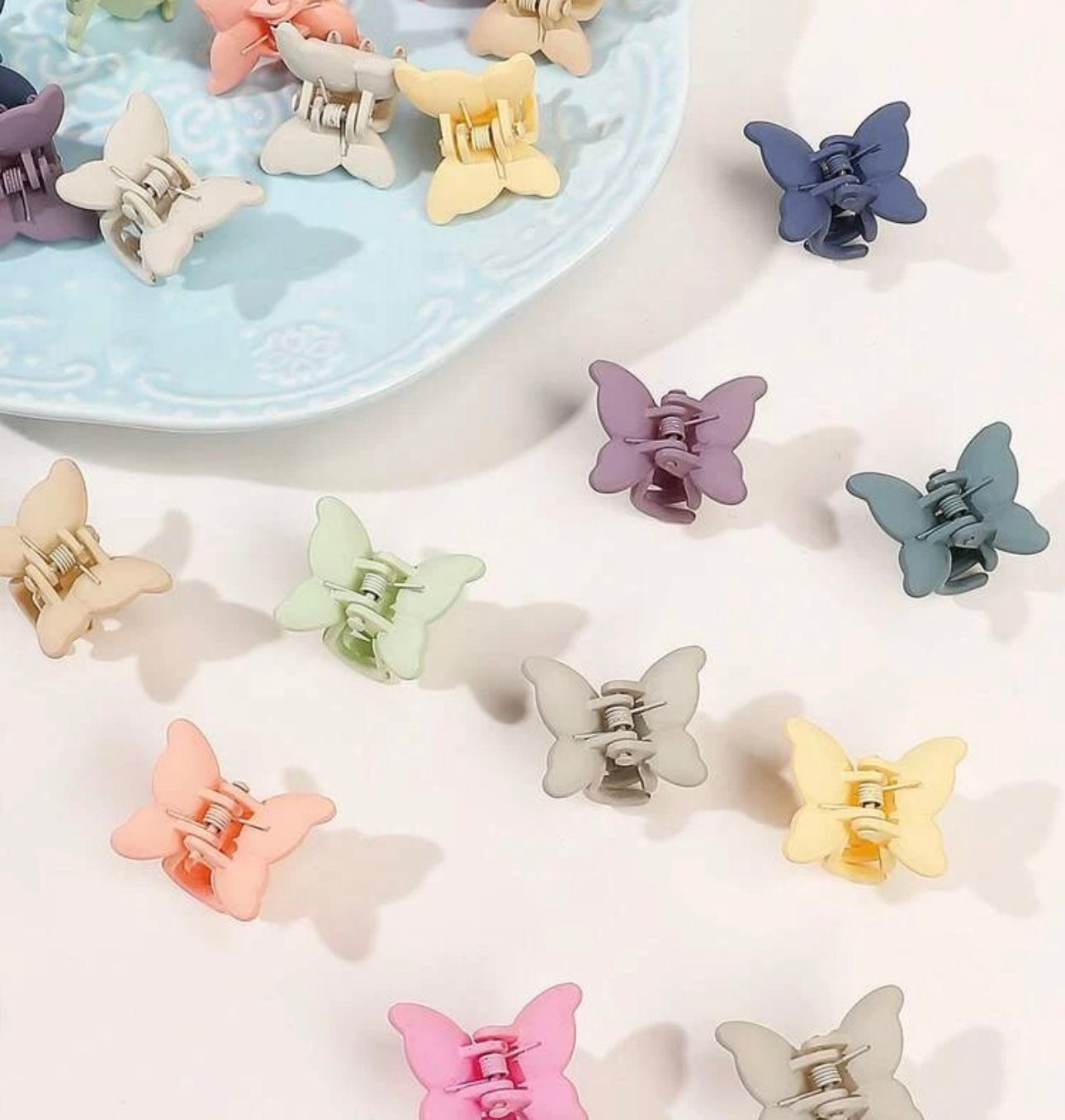 Small butterfly clips (4pcs)