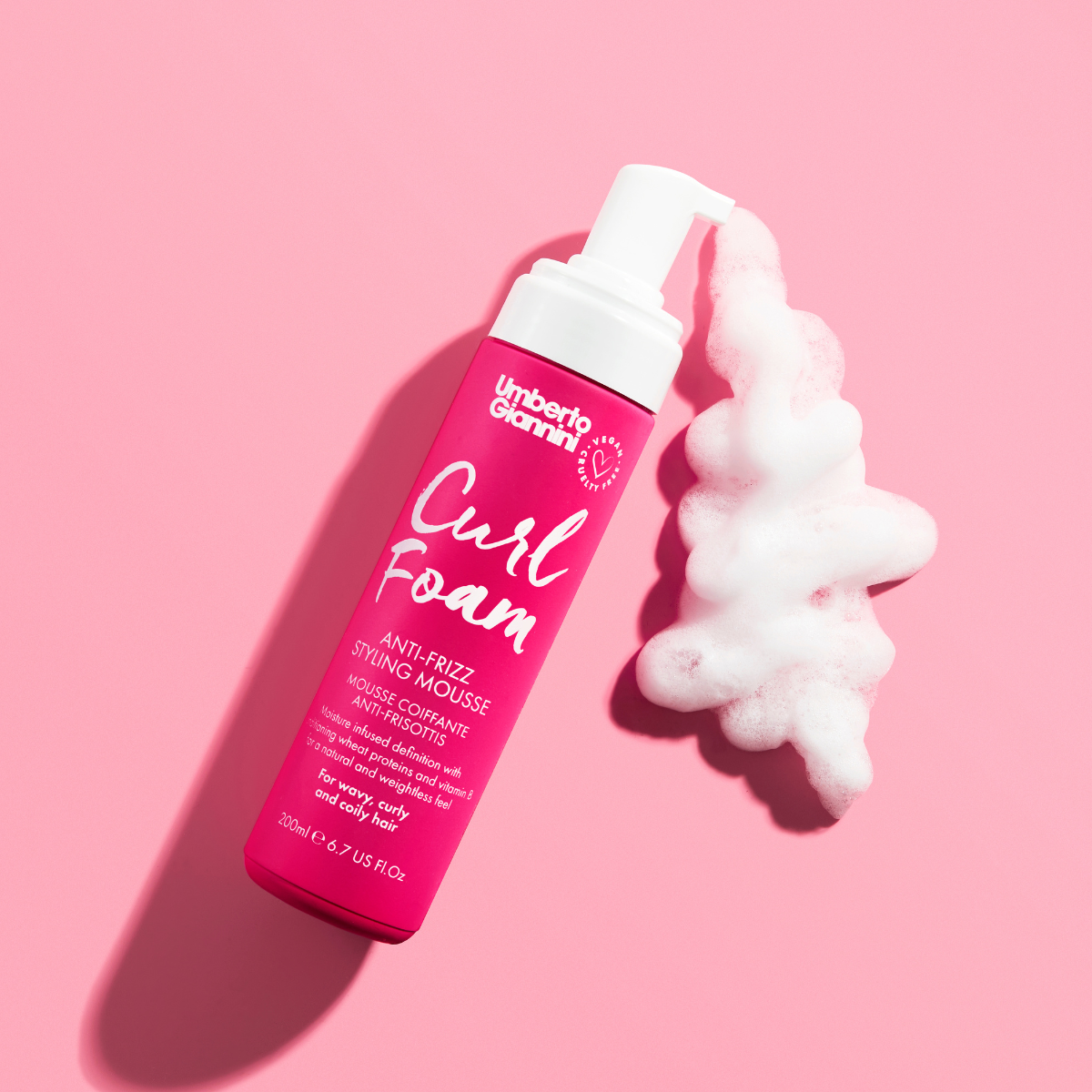 Umberto giannini Curl Foam Anti-Frizz Styling Mousse