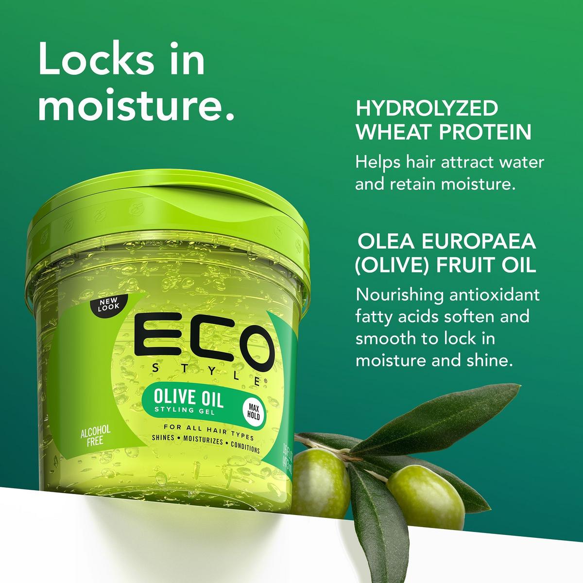 Eco olive oil gel