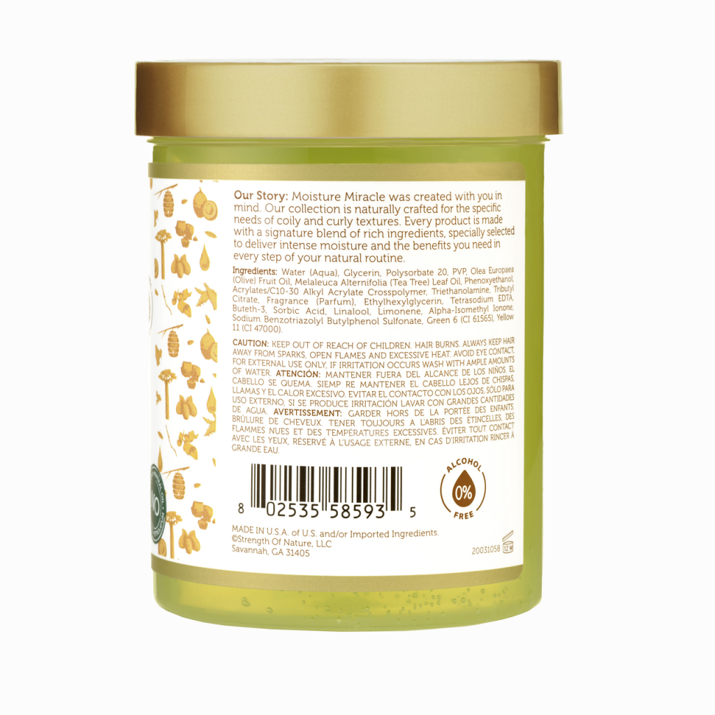 African pride olive and tea tree oil max hold gel (510gram)