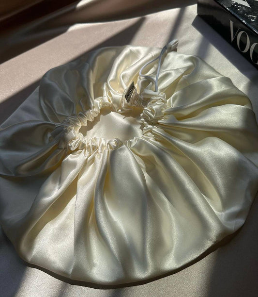 Silky satin sleep bonnet by slip’n