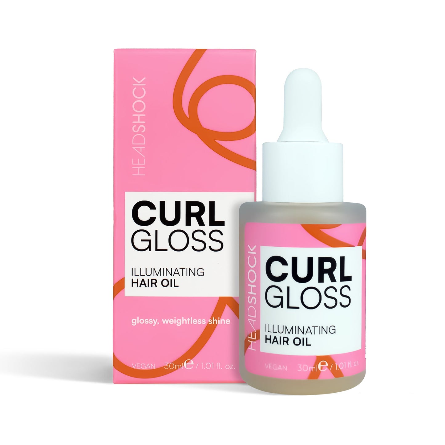 Headshock curl gloss hair serum