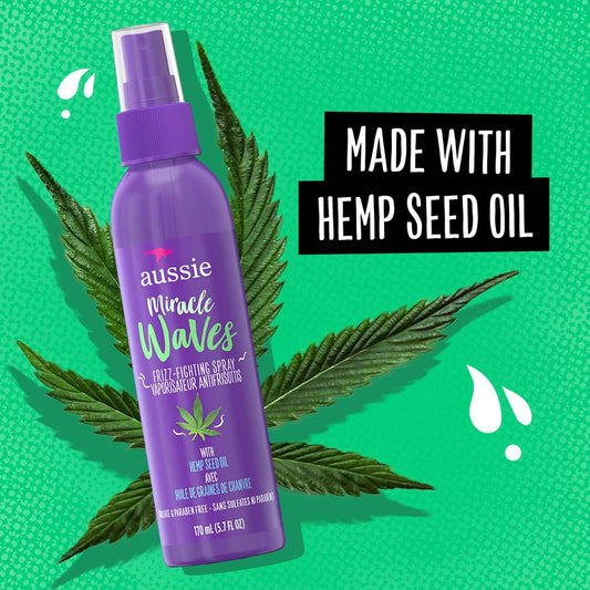 Aussie miracle waves frizz fighting spray