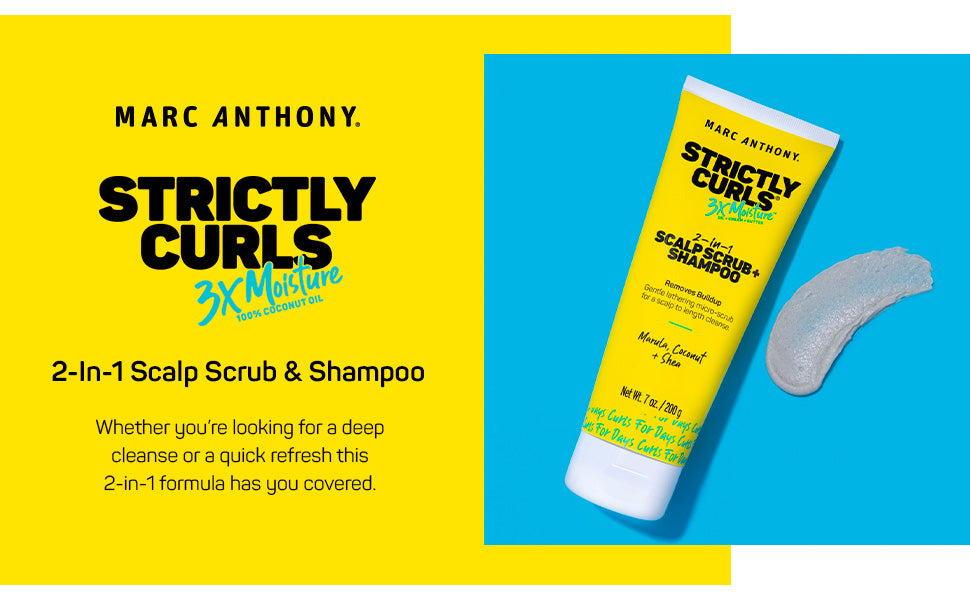 Marc anthony strictly curls 2in1 shampoo & scrub