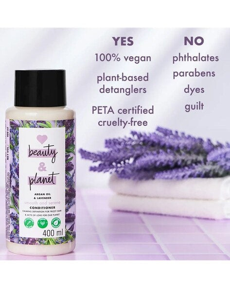 Love beauty & planet argan and lavender shampoo