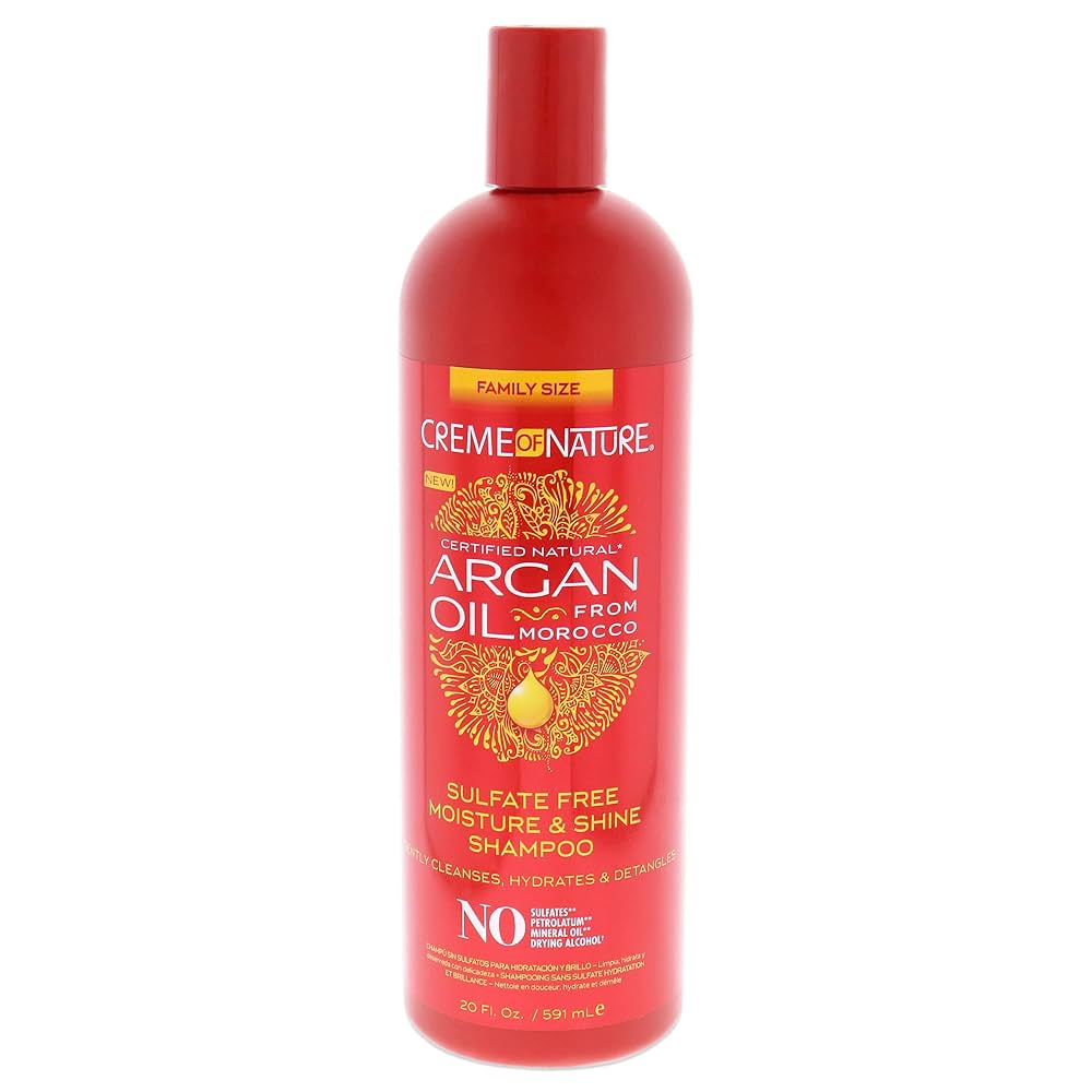 Creme of nature argan oil moisturizing shampoo (family size)