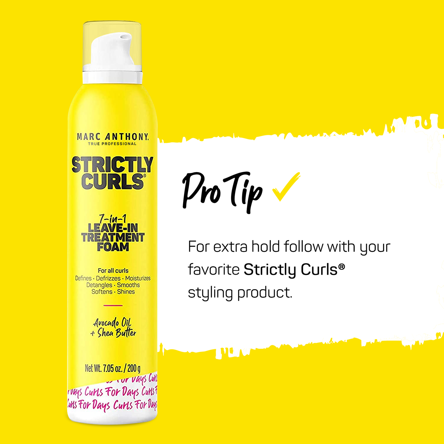 Marc anthony STRICTLY CURLS
7-IN-1 LEAVE-IN TREATMENT FOAM