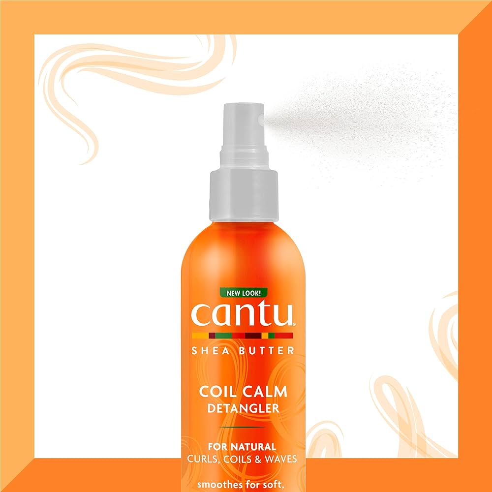 Cantu coil calm detangler spray