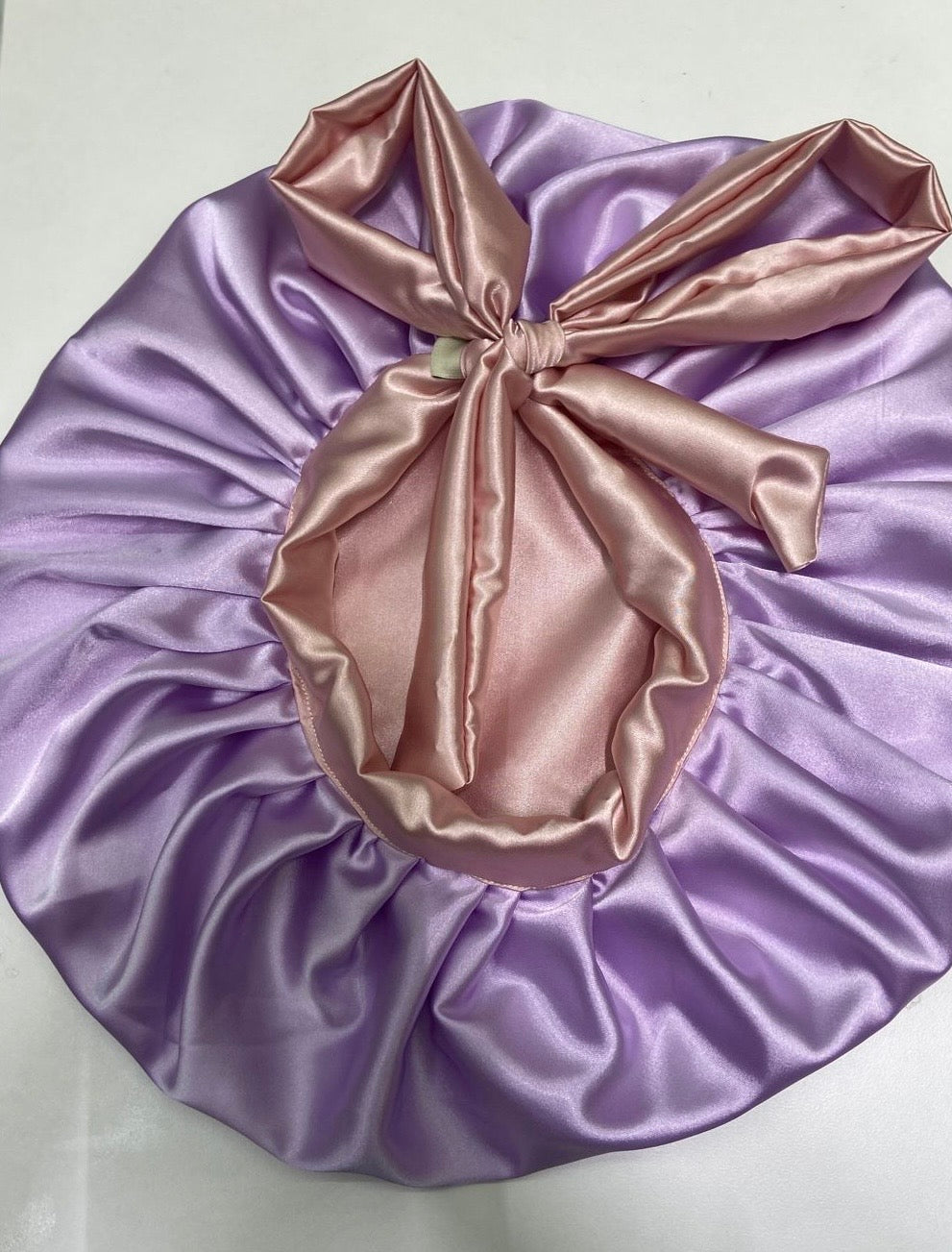 African style silky satin bonnet