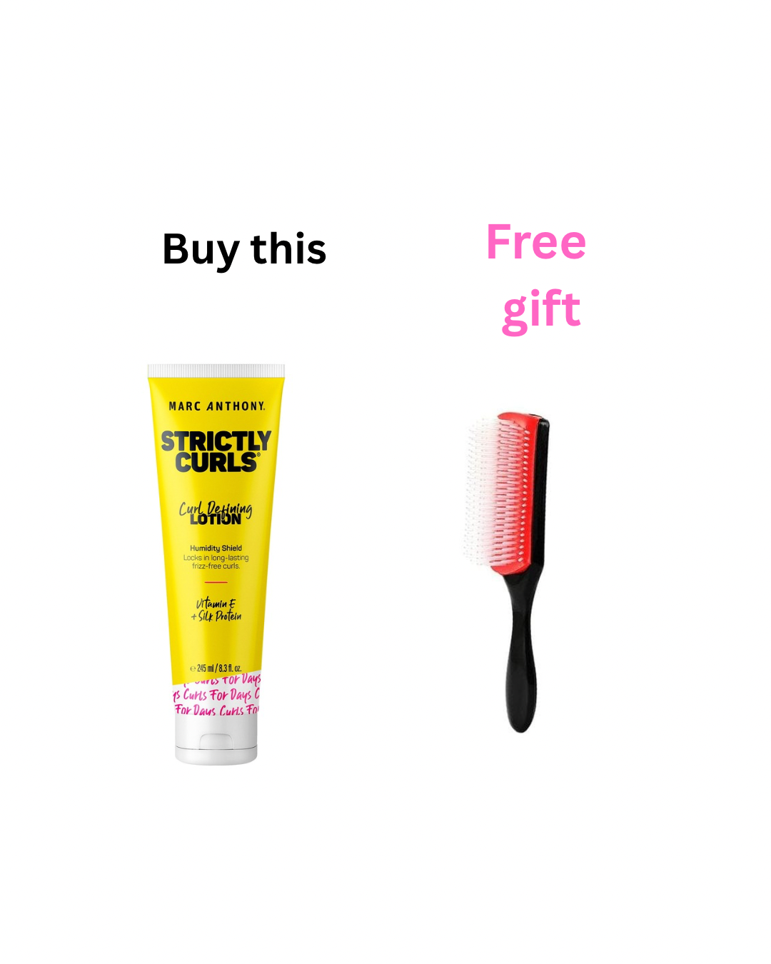 Marc anthony curl defining lotion + free denman brush