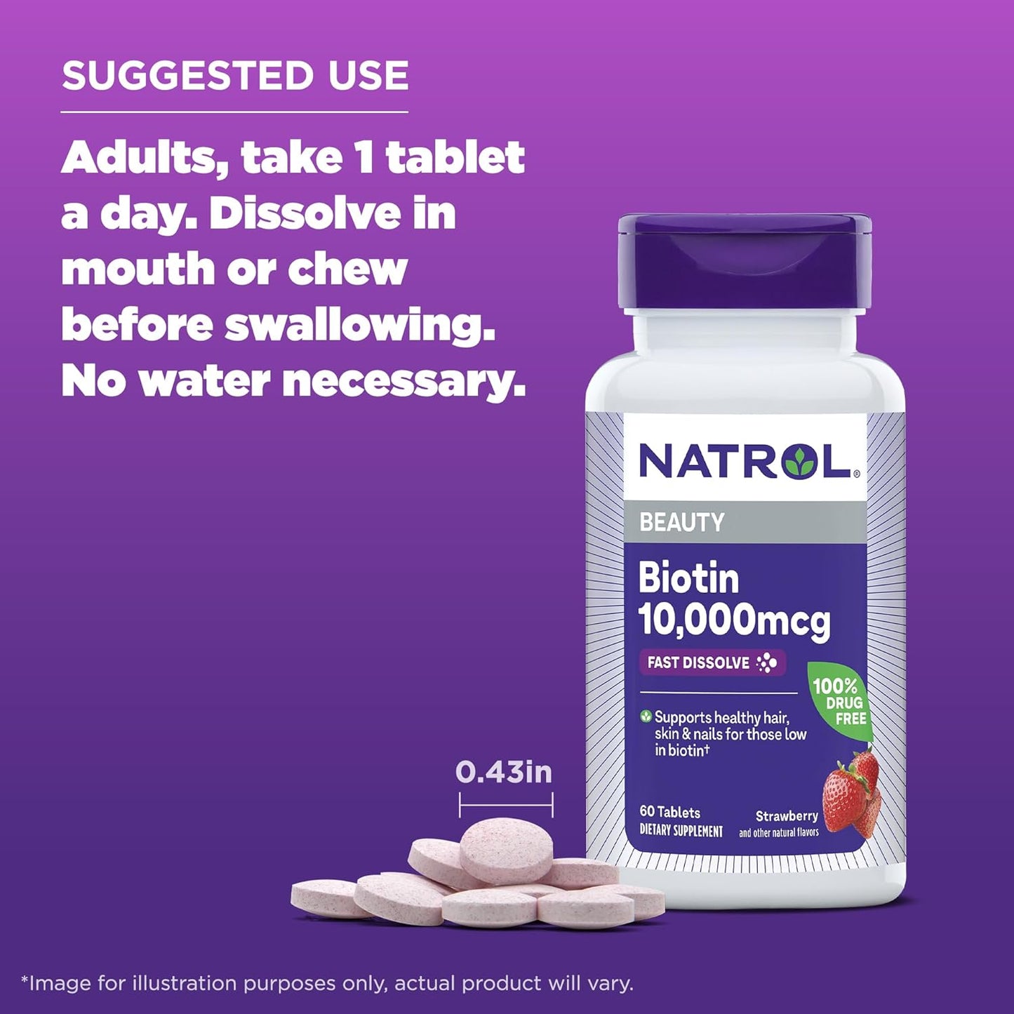 Natrol strawberry biotin
