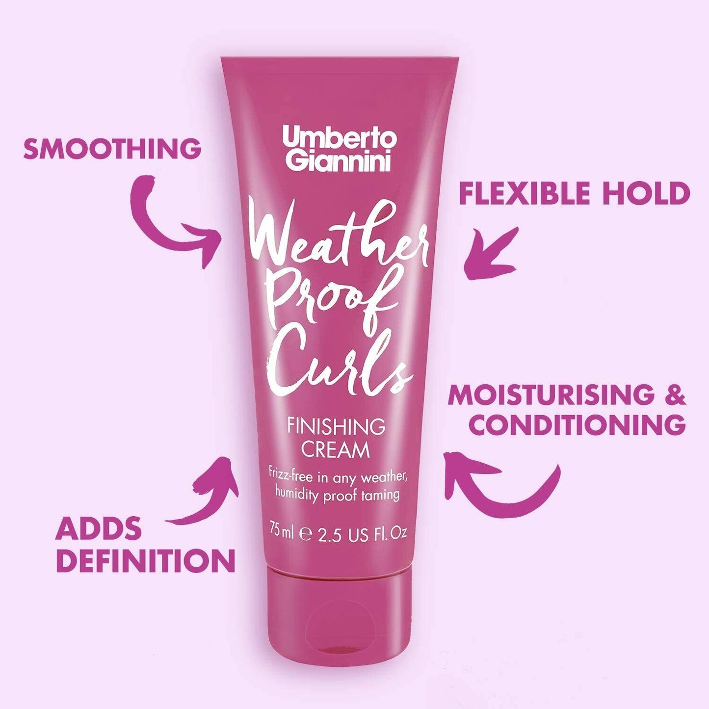 Umberto Giannini Weather Proof Curls Finishing Cream 75ml