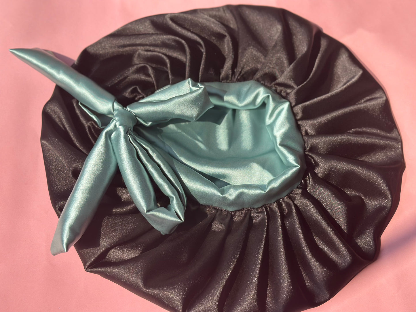 African style silky satin bonnet