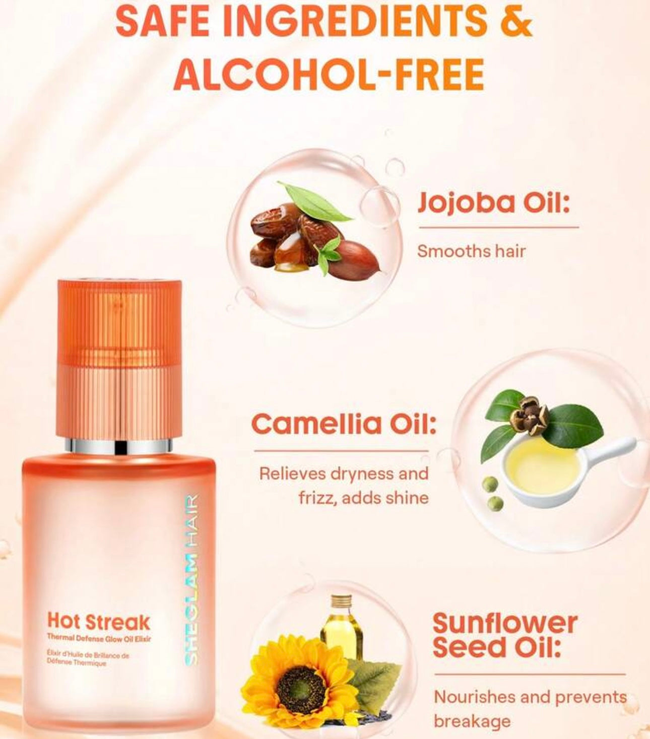 Sheglam heat protectant spray