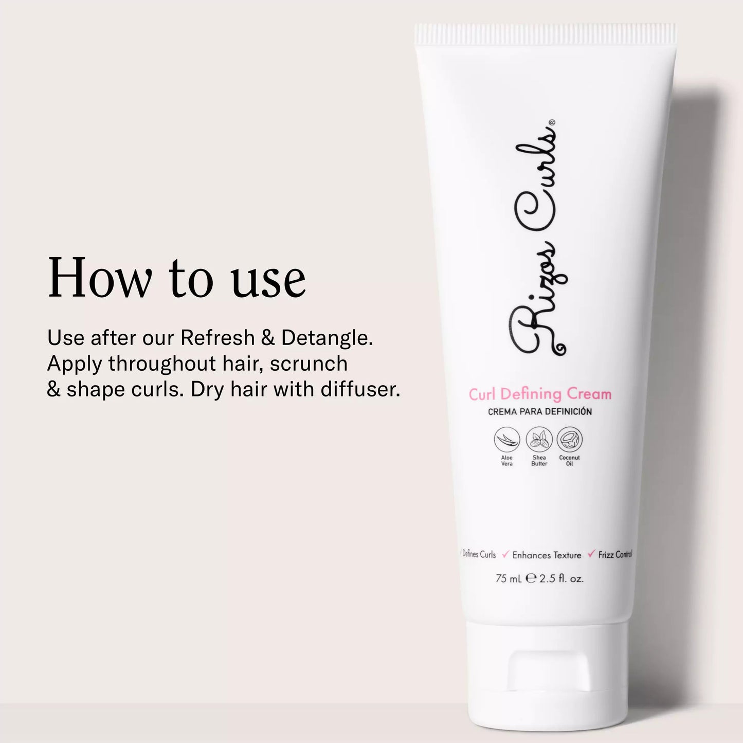 Rizos curls curl defining cream (75ml)
