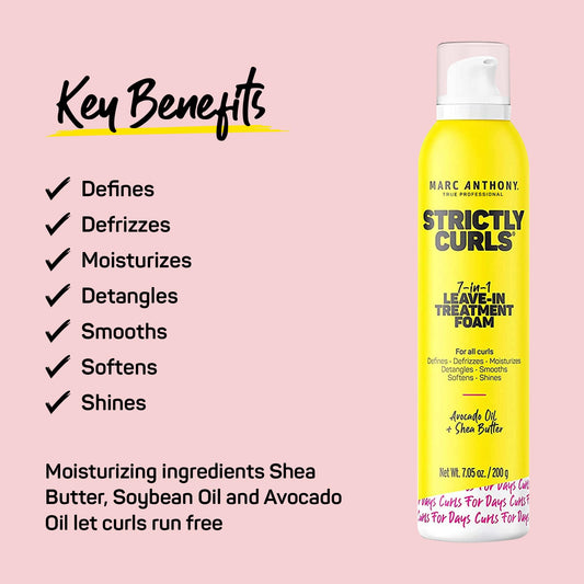 Marc anthony STRICTLY CURLS
7-IN-1 LEAVE-IN TREATMENT FOAM