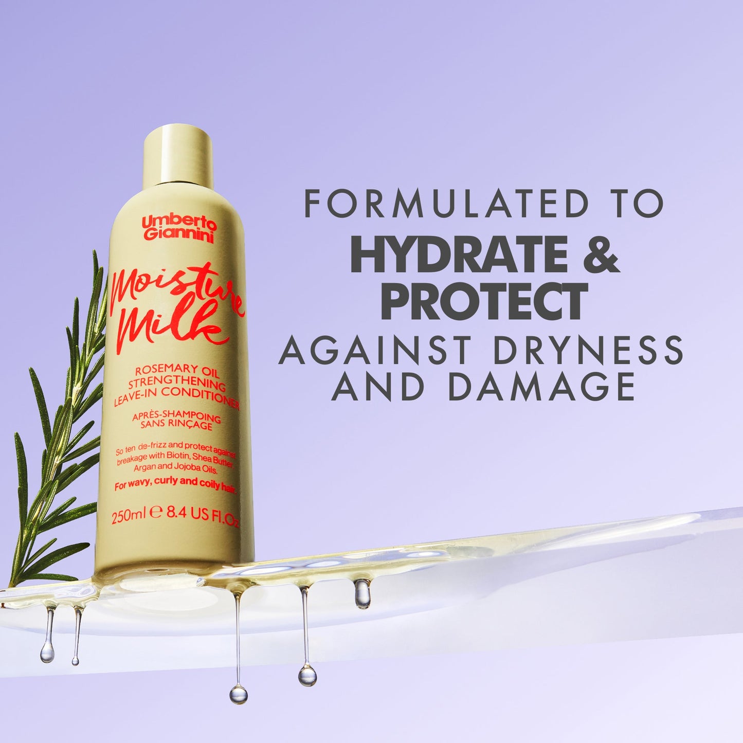 Umberto giannini strong curls moisture milk