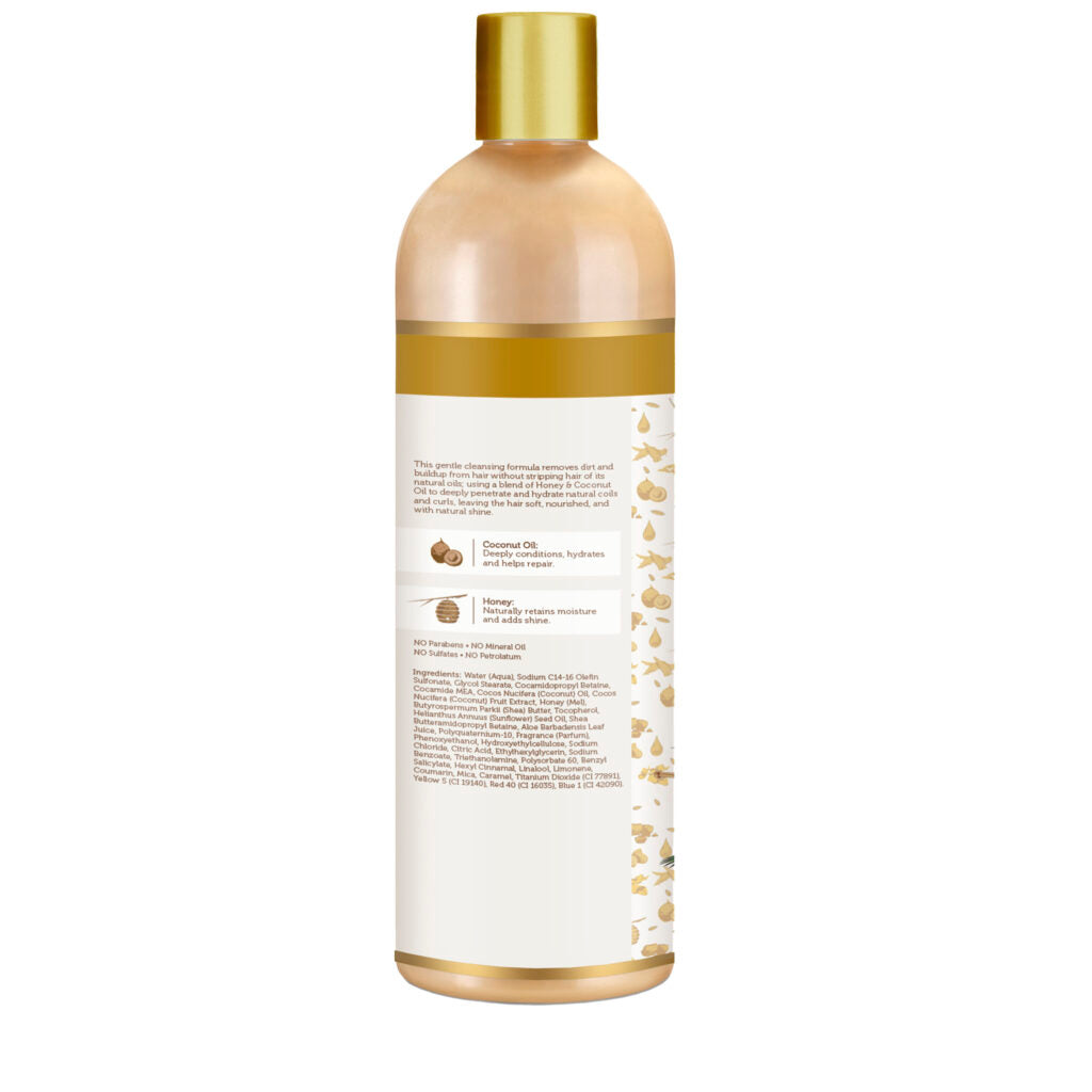 African pride moisture miracle honey & coconut oil shampoo (473ml)