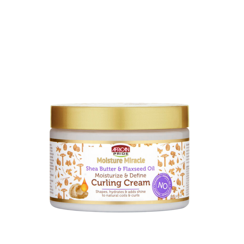 African pride shea butter & flaxseed curling cream