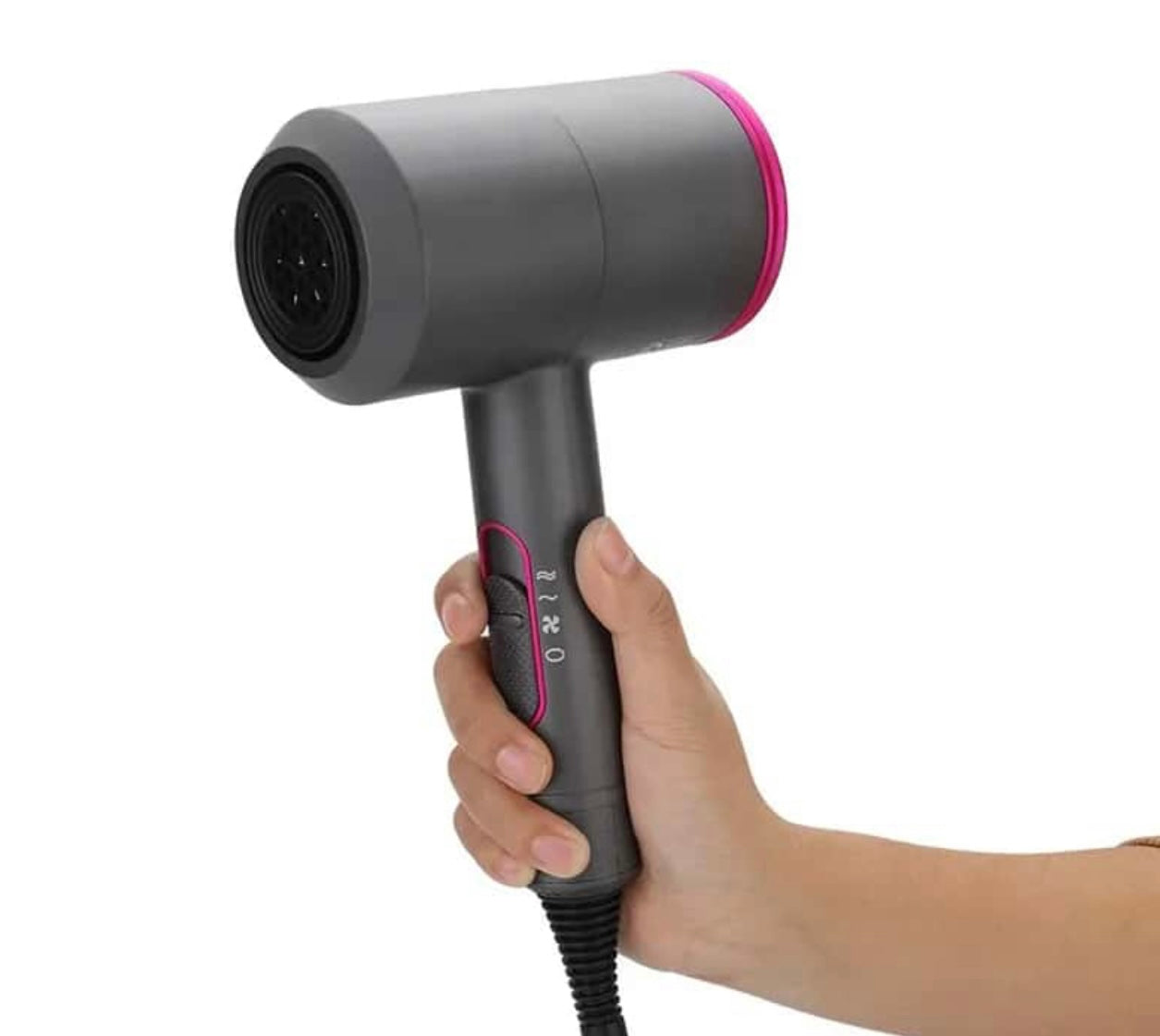 Hairdryer with diffuser