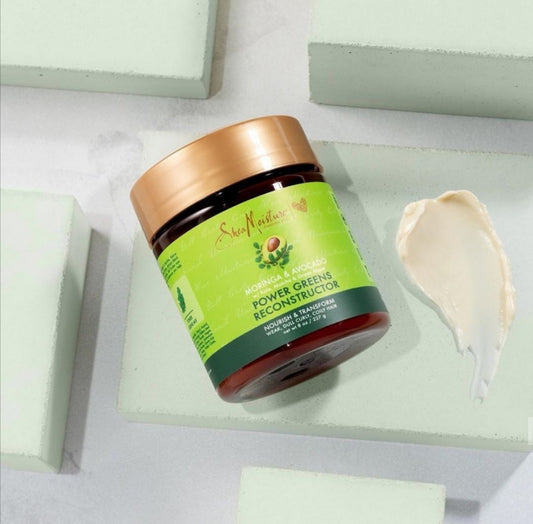Shea moisture power greens reconstructor mask