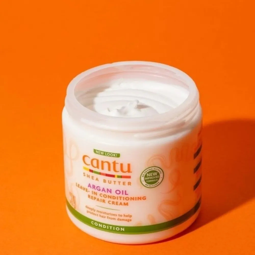 Cantu argan oil leave-in and mask