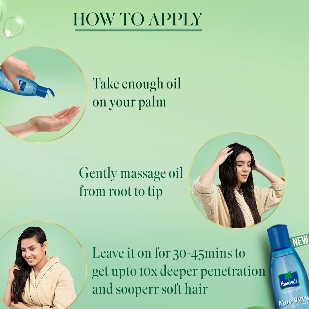 Parachute aloe vera (hair oil)